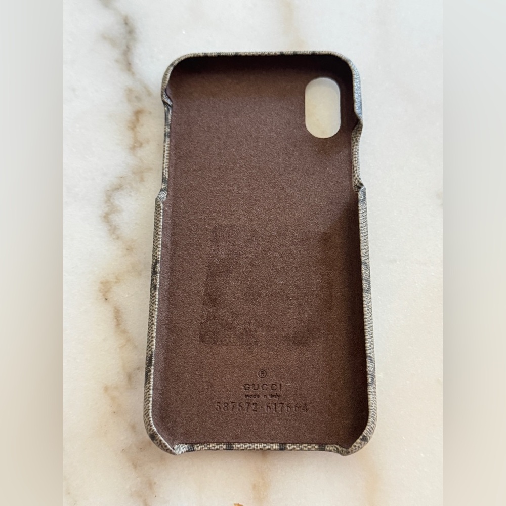 Gucci GG Supreme Ophidia I phone X/XS Phone Case - Picture 4 of 9